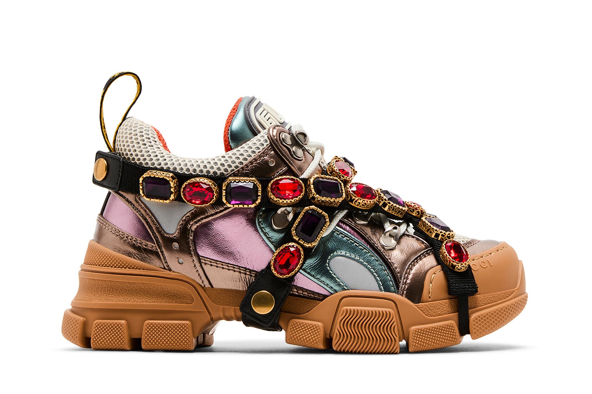 Gucci gem trainers hot sale