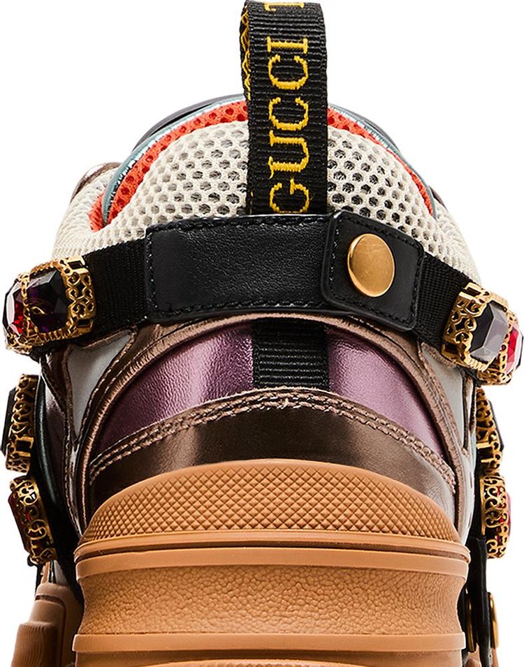 Gucci Wmns Flashtrek Crystals Multi Color Metallic