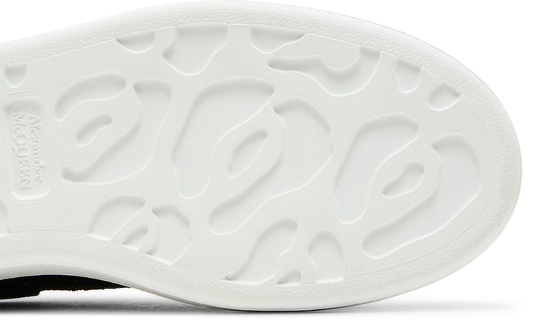 Alexander McQueen Wmns Oversized Sneaker Black White Glitter