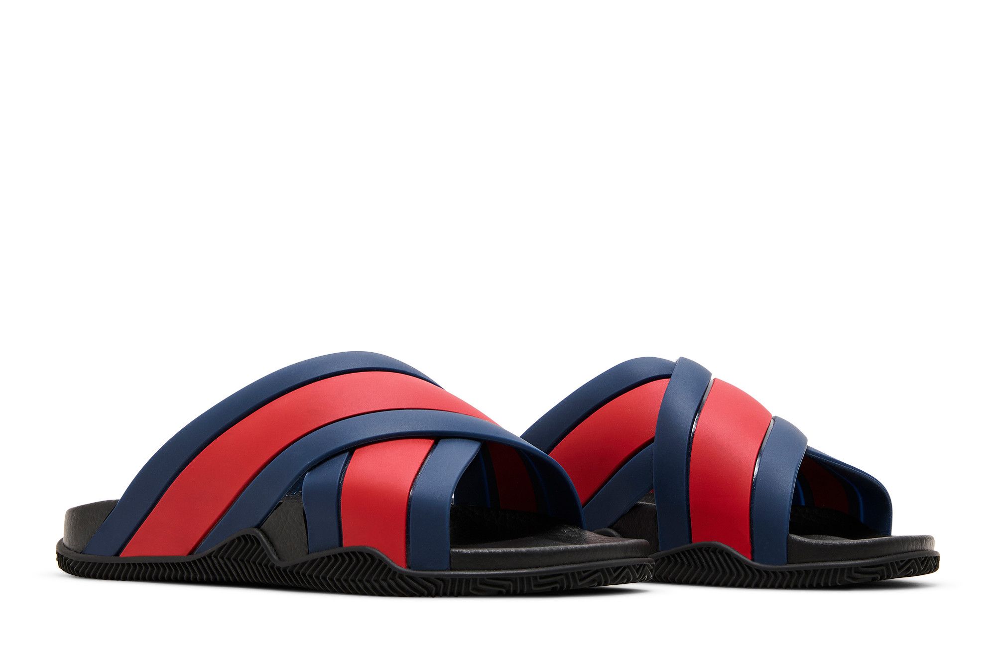 サンダル・ミュール GUCCI Web Slide Sandal 630326 Buy Gucci GG Slide Sandal 'Blue Red' - 630326 J8700 8497 | GOAT