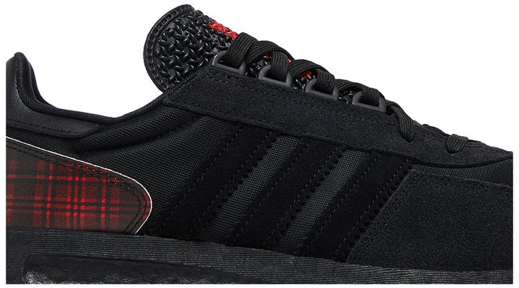 Adidas Retropy E5 Black Vivid Red Plaid