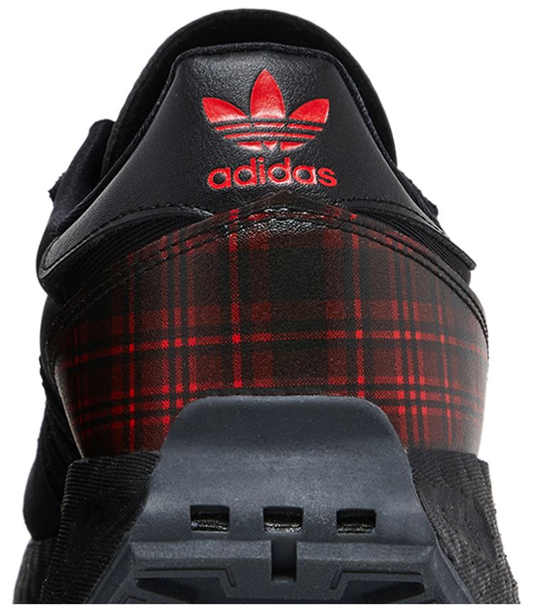 Adidas Retropy E5 Black Vivid Red Plaid