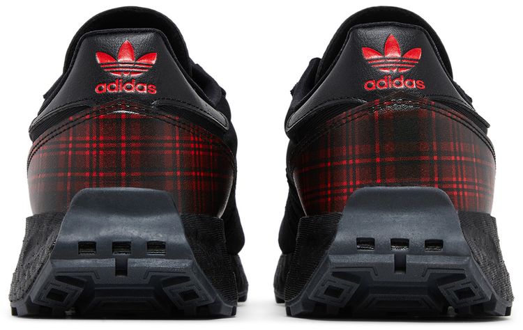 Adidas Retropy E5 Black Vivid Red Plaid