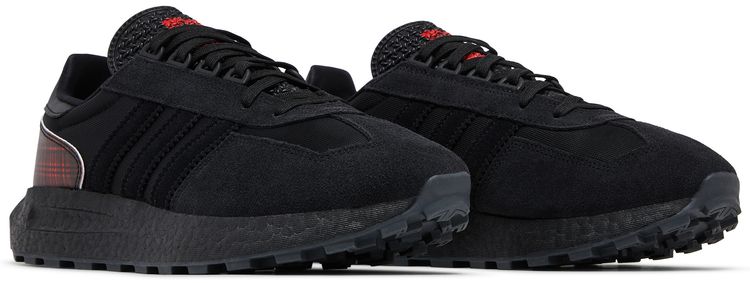 Adidas Retropy E5 Black Vivid Red Plaid