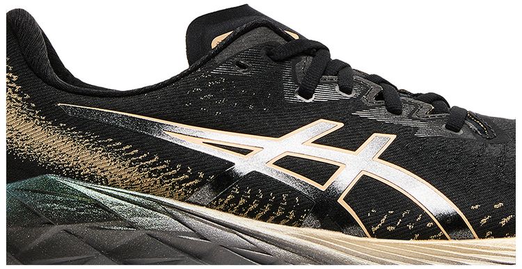 Asics Novablast 4 Platinum Black Champagne