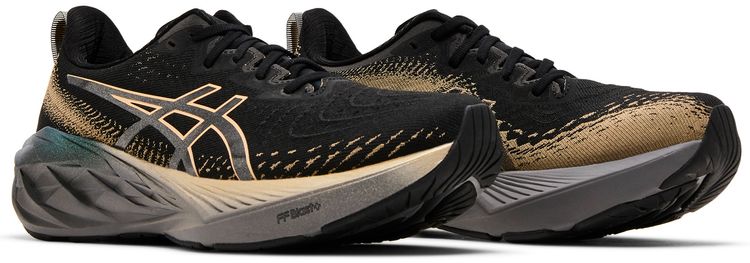 Asics Novablast 4 Platinum Black Champagne