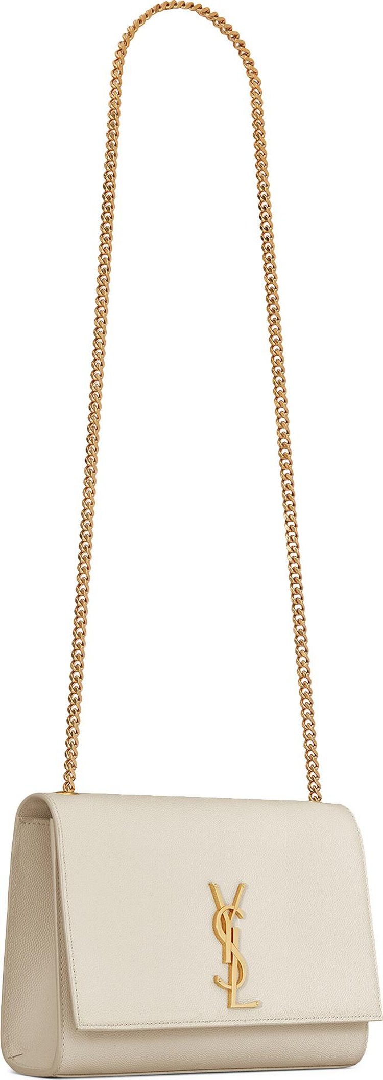 Saint Laurent Medium Kate Chain Bag Soft Cream