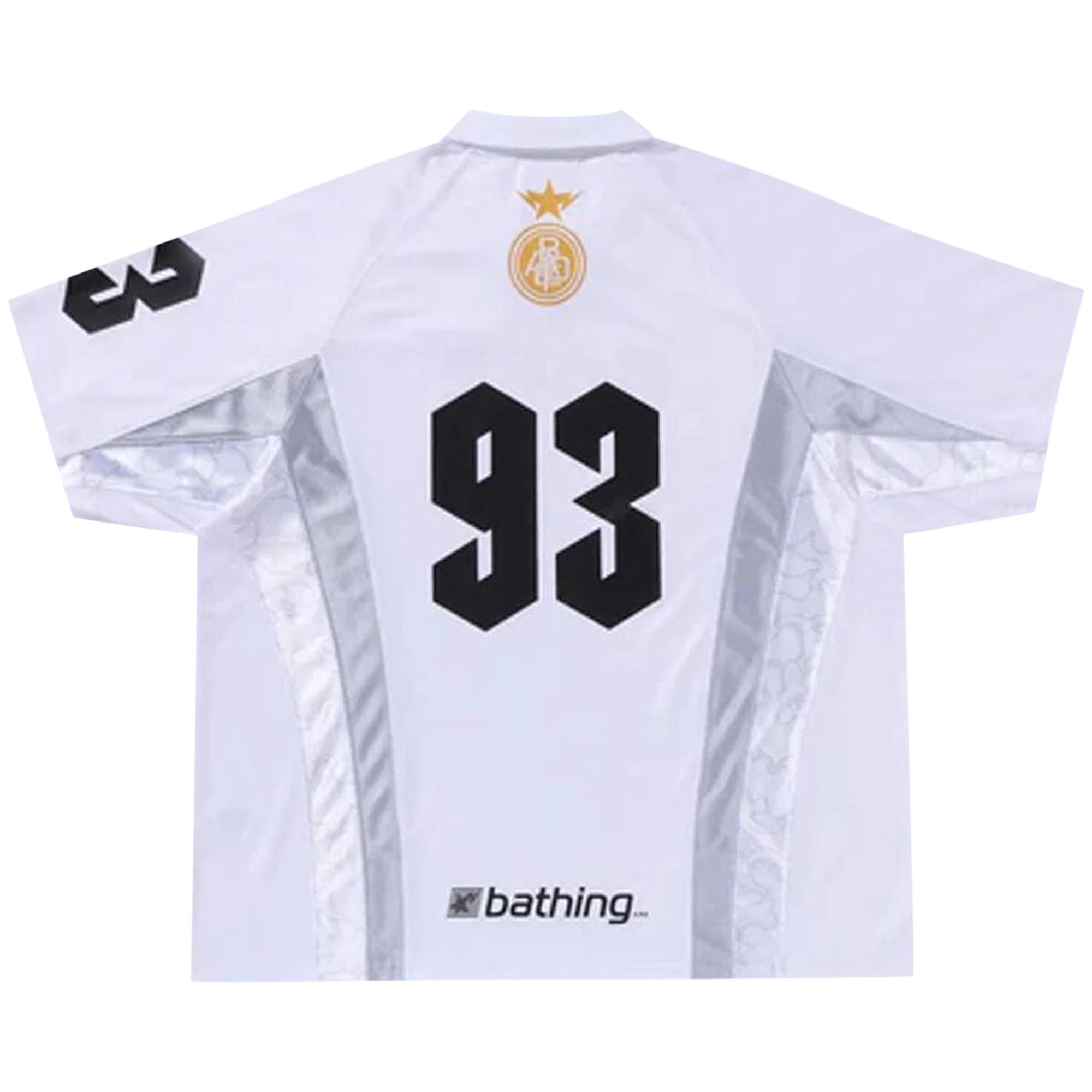 トップス BAPE MULTI LOGO SOCCER JERSEY BAPE Multi Logo Relaxed Fit Soccer Jersey Black - SS24 - US