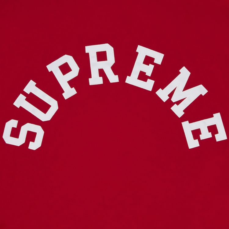 Supreme x Champion Coaches Jacket Red
