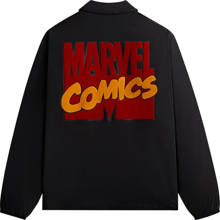 Kith x Marvel Comics Coaches Jacket Black