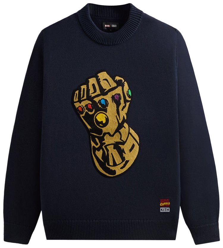 Kith x Marvel Thanos Lewis Crewneck Sweater Nocturnal