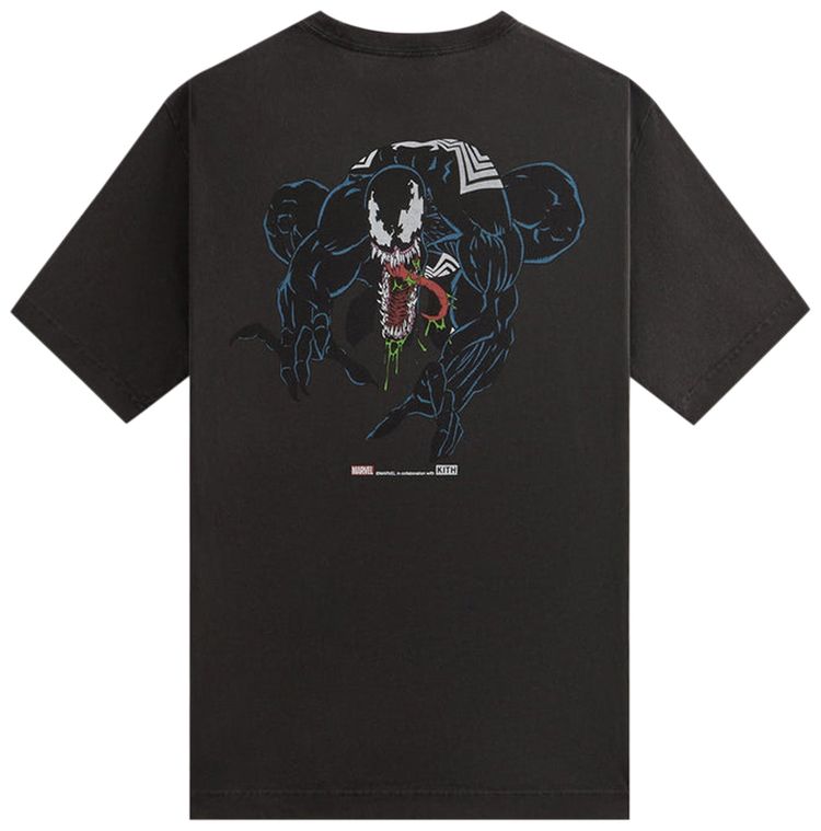 Kith x Marvel Venom Vintage Tee Black