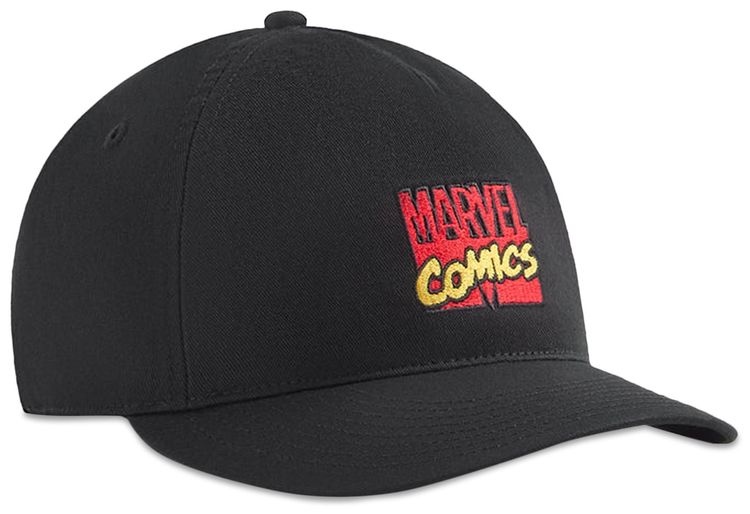 Kith x Marvel Gwynn Pinch Crown Snapback Black