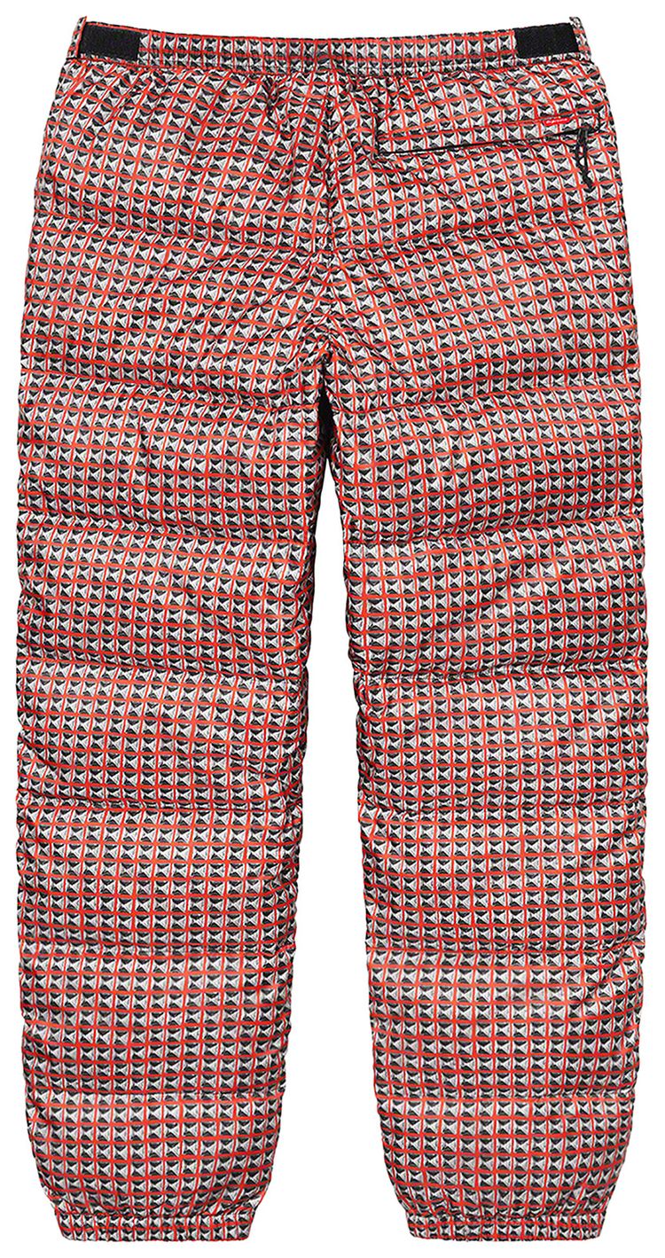 Supreme x The North Face Studded Nuptse Pant Red
