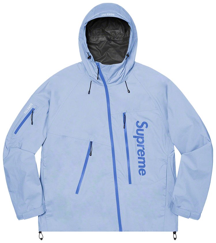 Supreme GORE TEX Paclite Shell Jacket Light Blue