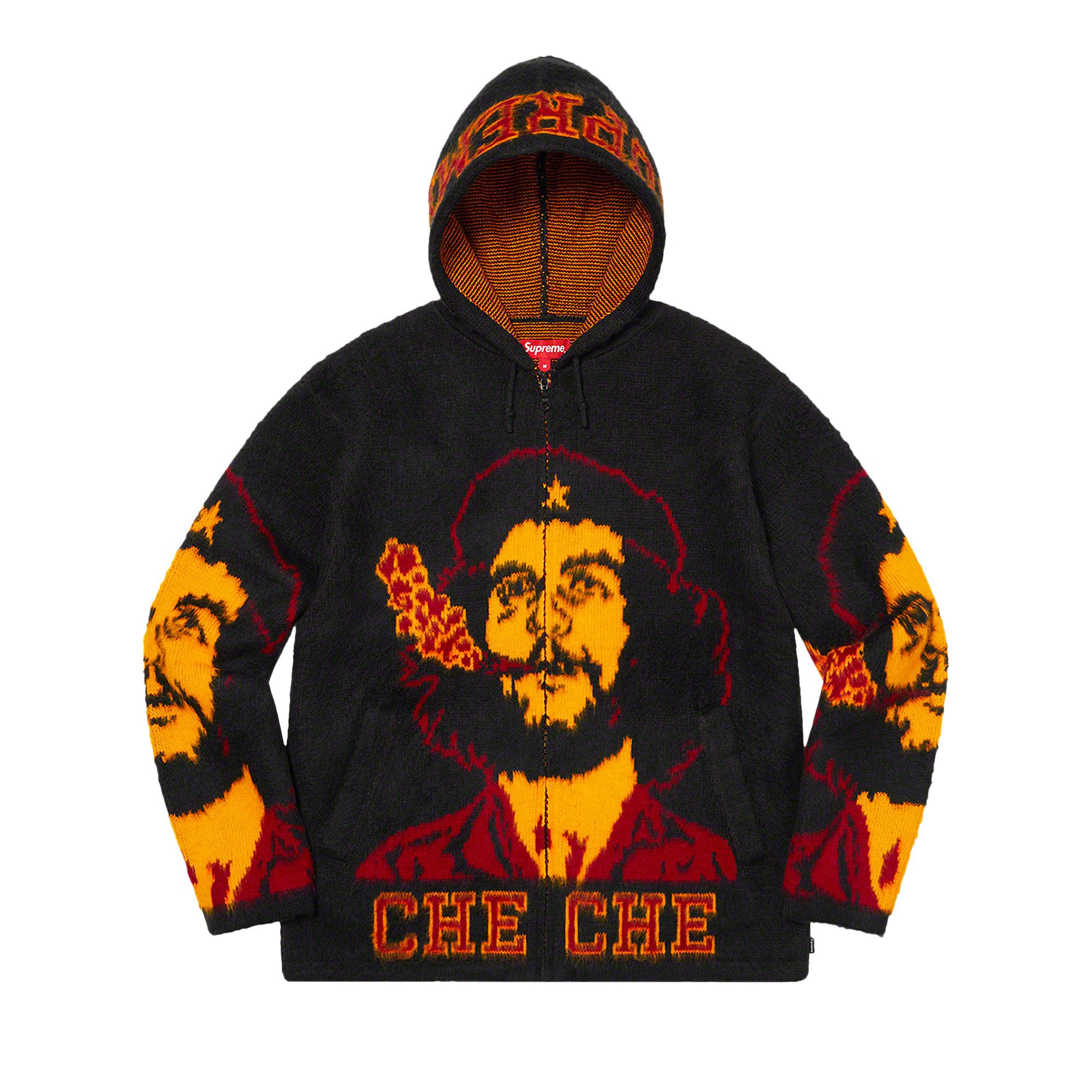 Buy Supreme Che Hooded Zip Up Sweater 'Black' - SS21SK11 BLACK | GOAT