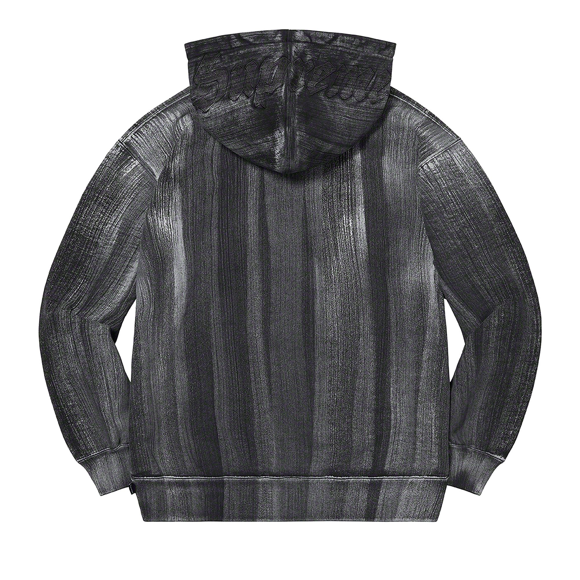 Buy Supreme Brush Stroke Hooded Sweatshirt 'Black' - SS21SW18