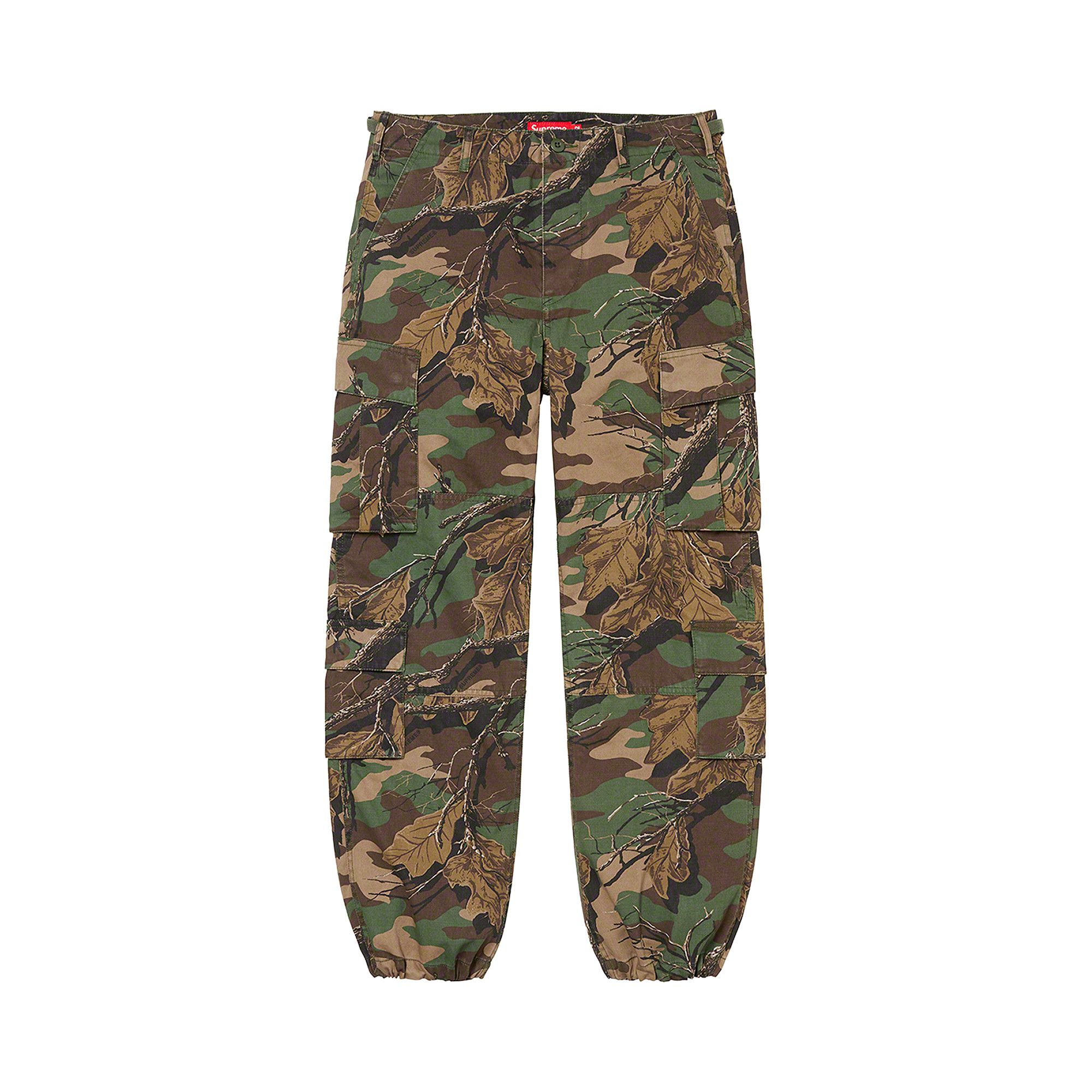 Supreme camo trousers on sale