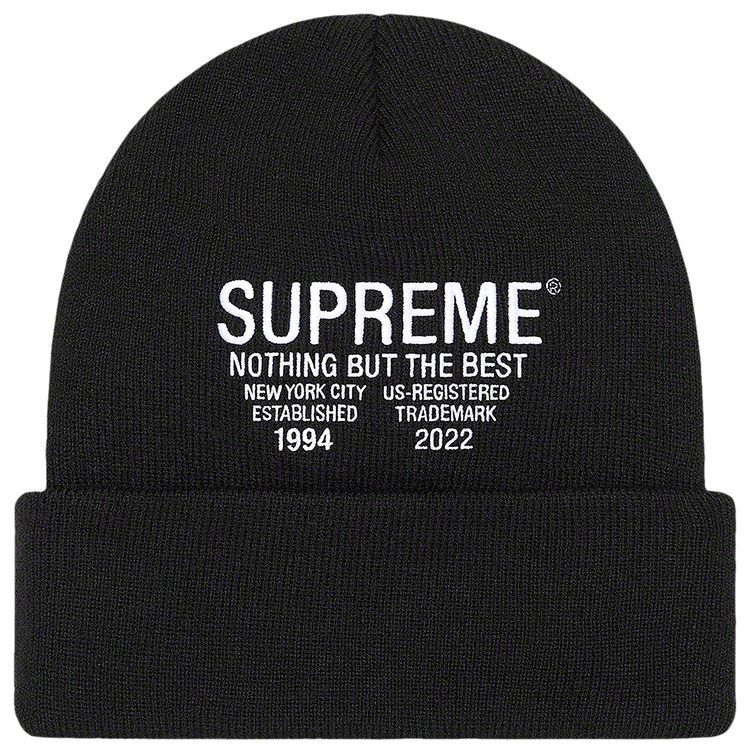 Supreme Nothing But Beanie Black