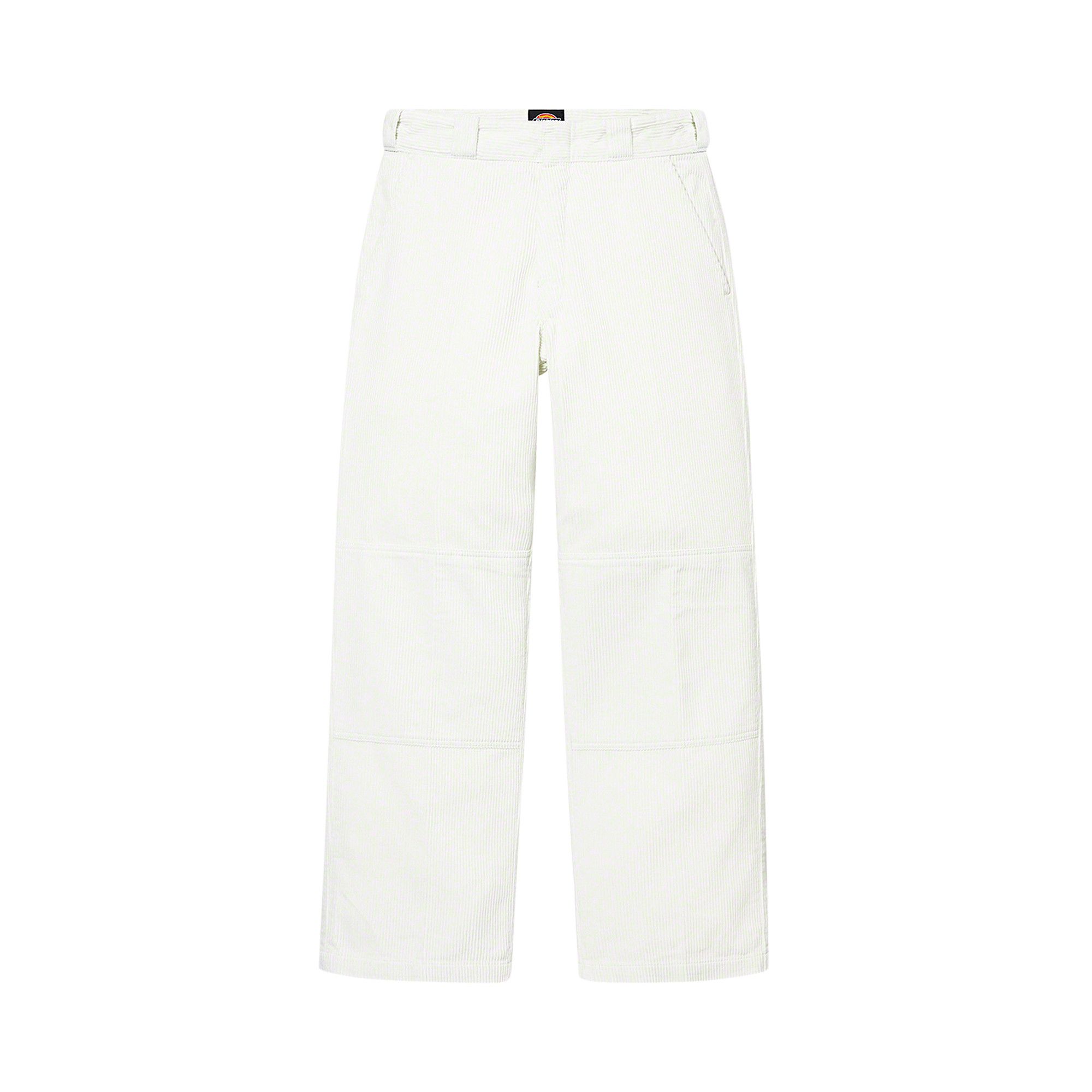 Buy Supreme x Dickies Double Knee Corduroy Work Pant 'White