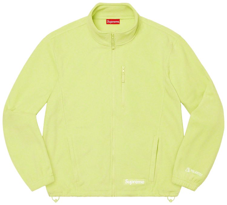 Supreme x Polartec Zip Jacket Lime