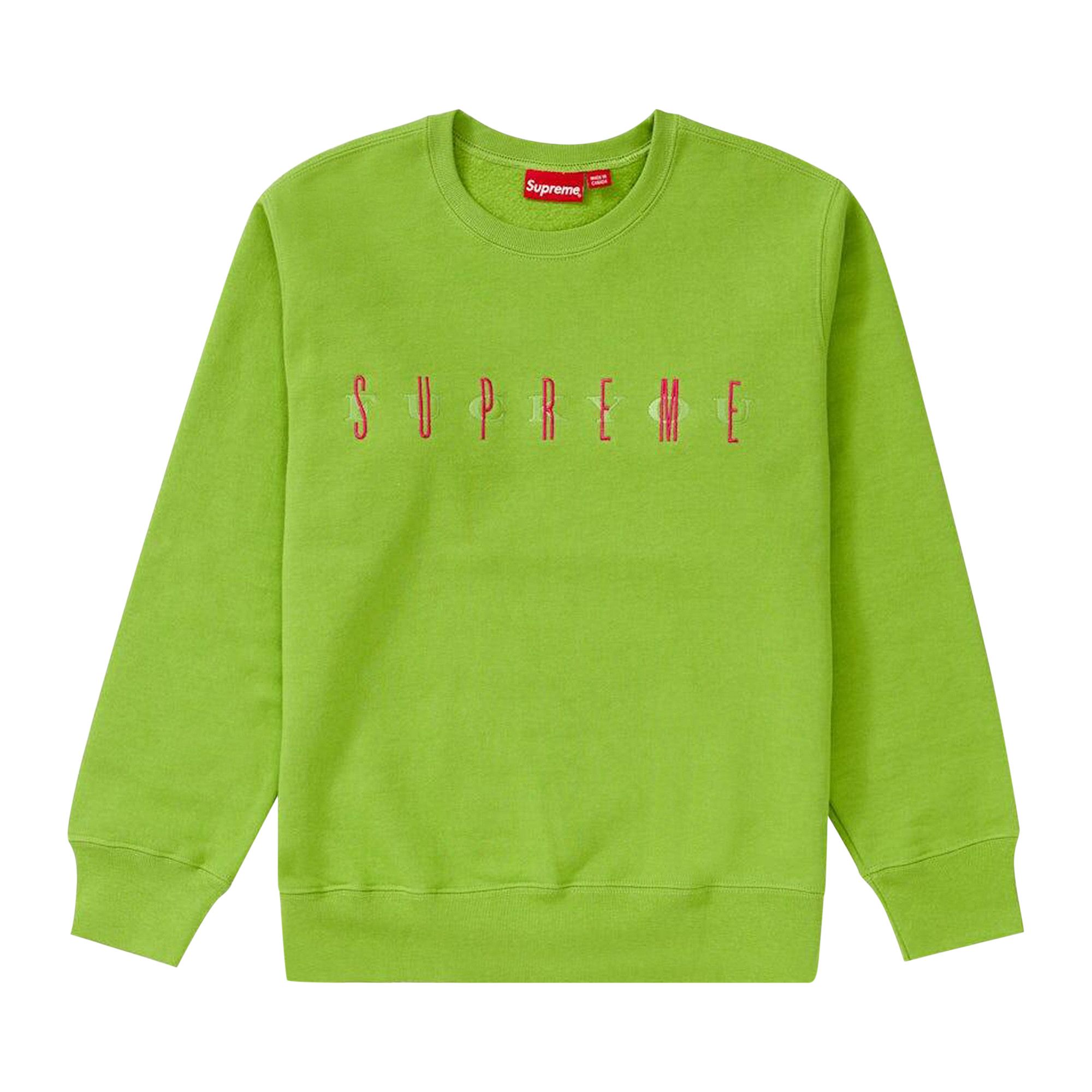 Buy Supreme Fuck You Crewneck 'Green' - FW19SW39 GREEN | GOAT