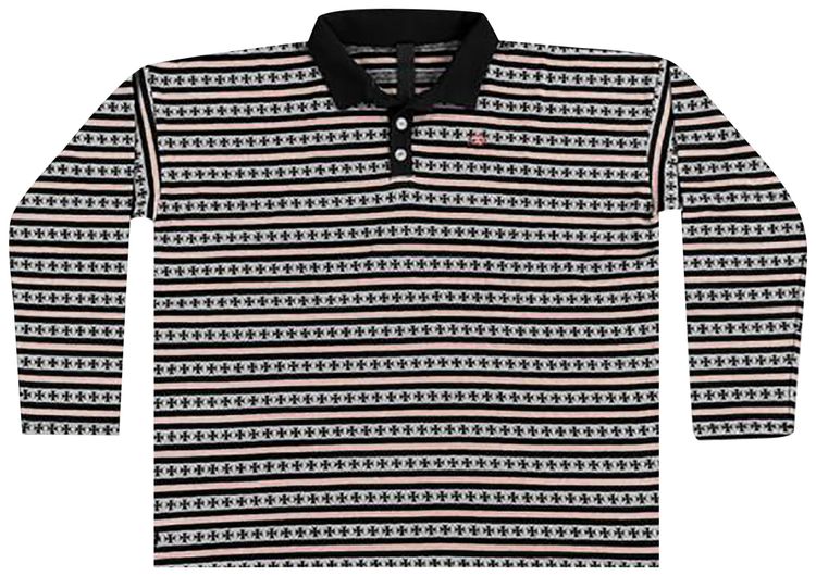 Chrome Hearts Matty Boy Teens From Mars Stripe Polo Multicolor