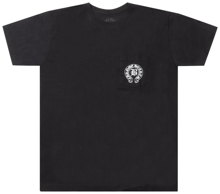 Chrome Hearts x Bella Hadid Horseshoe Logo T Shirt Black