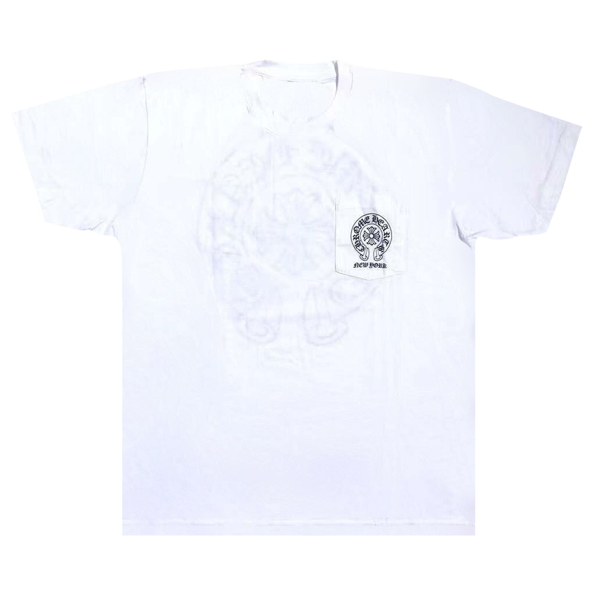 Buy Chrome Hearts New York Horseshoe Pocket Tee 'White