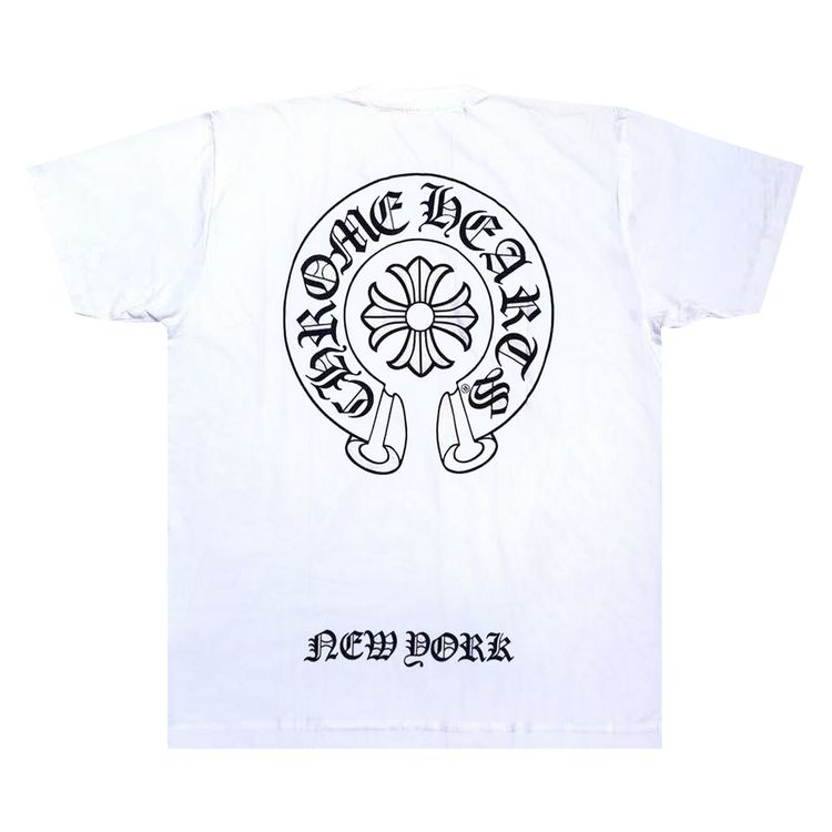 Chrome Hearts New York Horseshoe Pocket Tee White