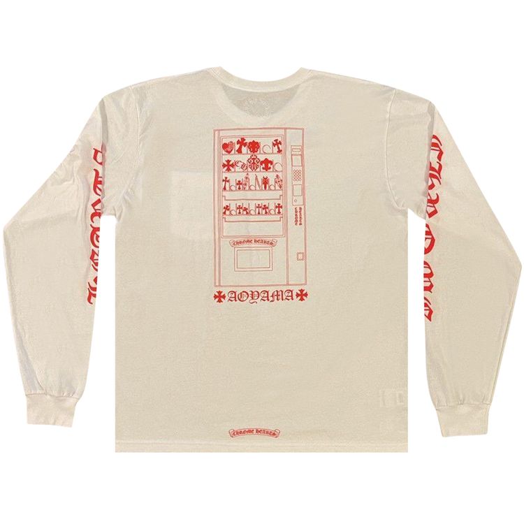 Chrome Hearts Aoyama Exclusive Vending Machine Long Sleeve White