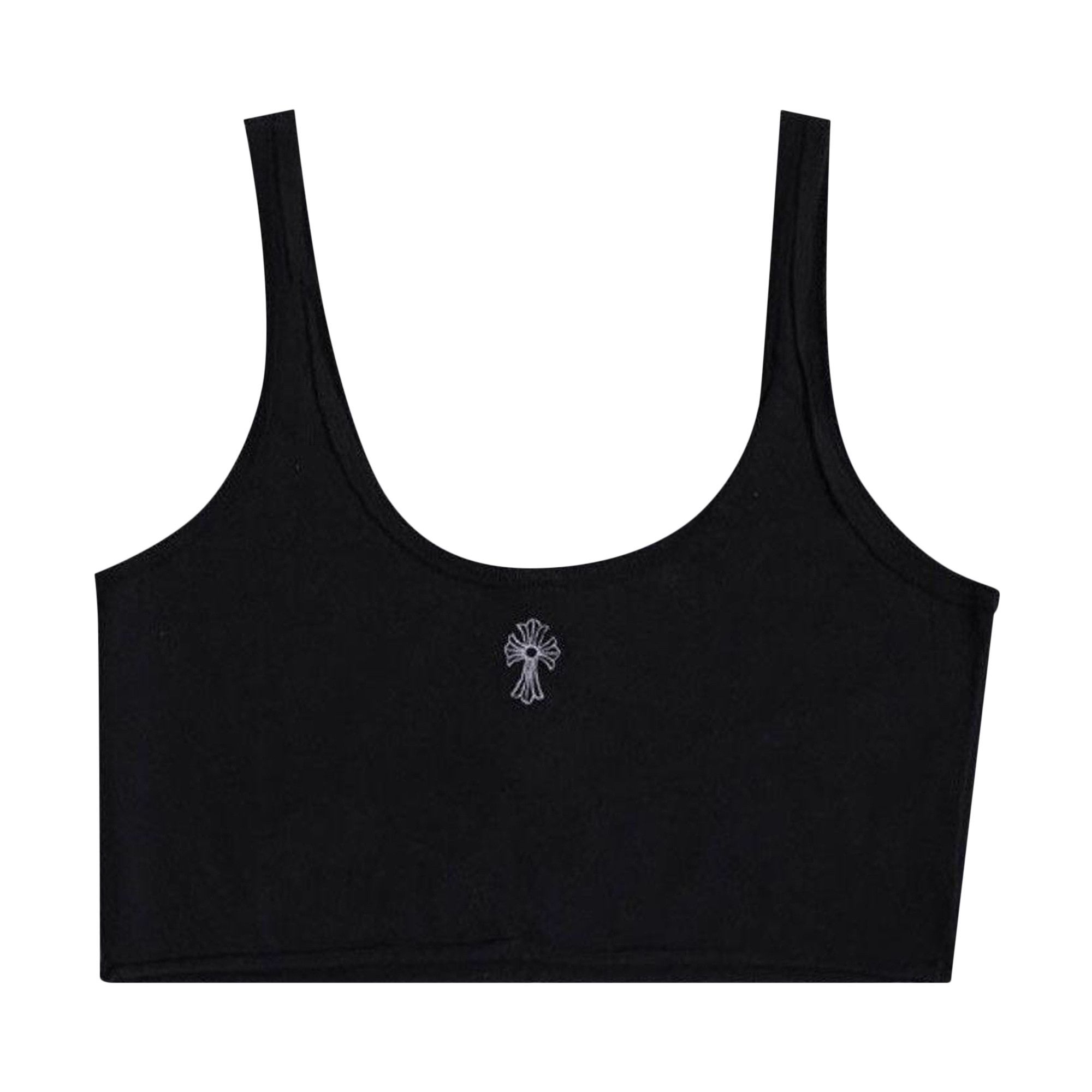 Buy Chrome Hearts Cropped Tank Top 'Black' - 1383 100000102CTT