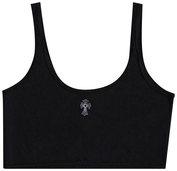 Chrome Hearts Cropped Tank Top Black