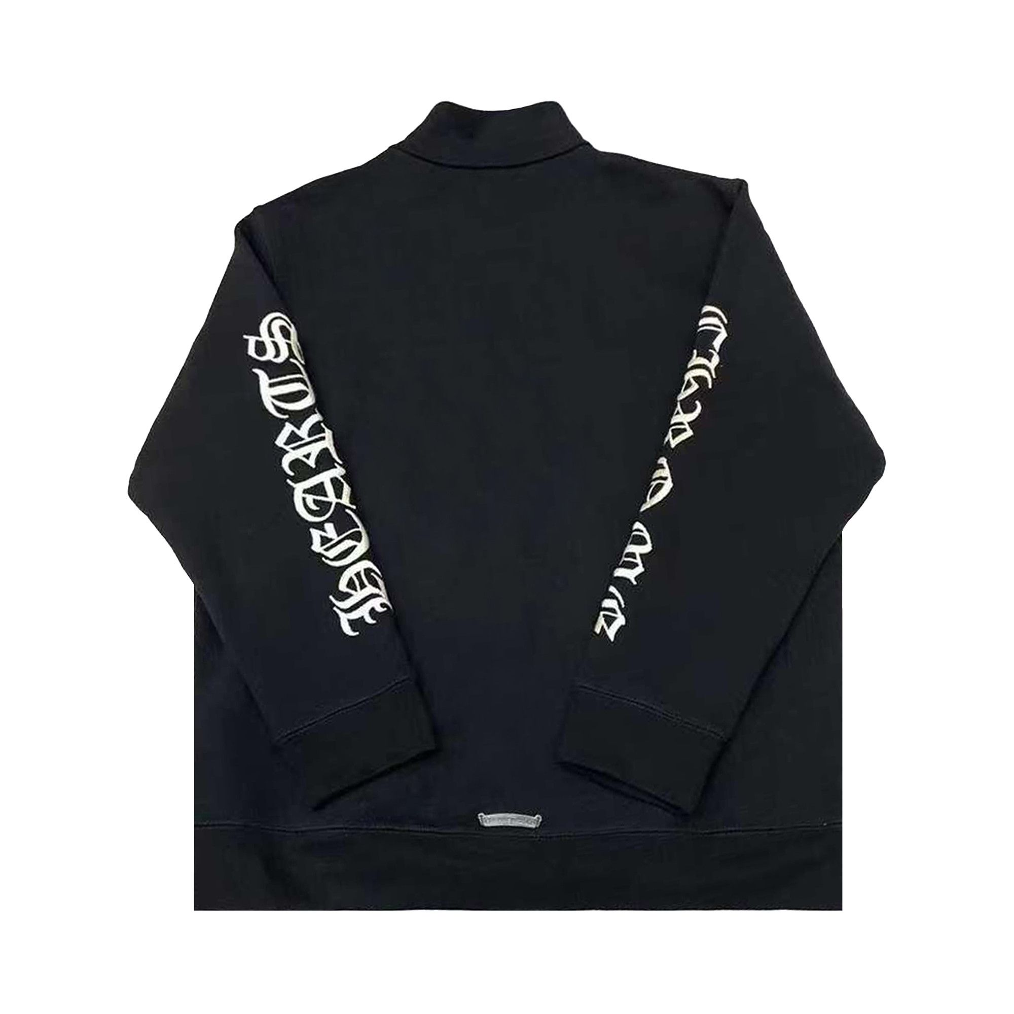 Buy Chrome Hearts Sleeve Logo Slo Ride Quarter Zip 'Black' - 1383