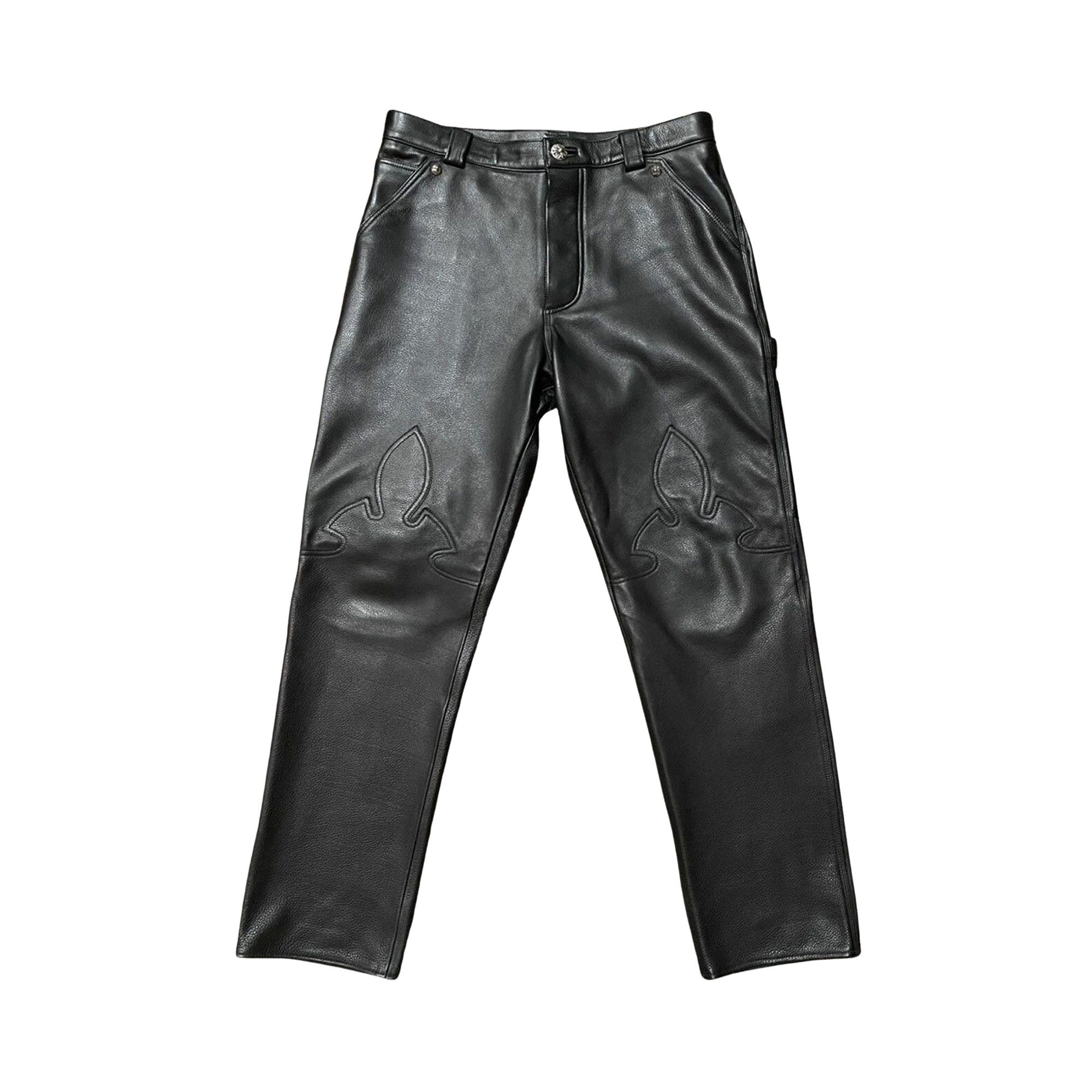 Chrome hearts leather pants store
