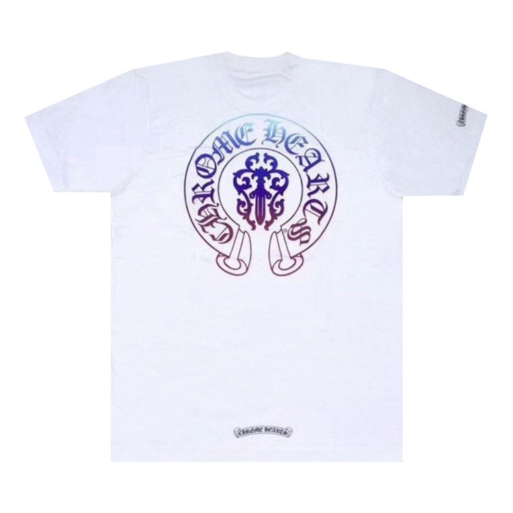 Chrome Hearts Gradient Dagger Motif Pocket Tee White