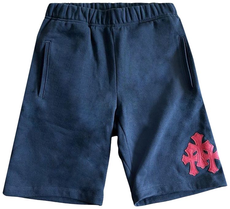 Chrome Hearts Triple Cross Sweatshort BlackRed