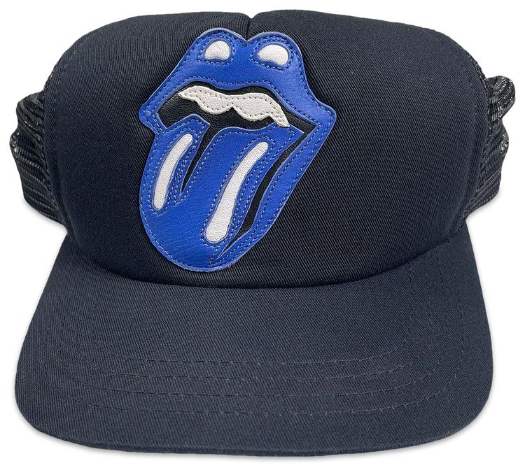 Chrome Hearts London Exclusive The Rolling Stones Trucker Hat BlackBlue