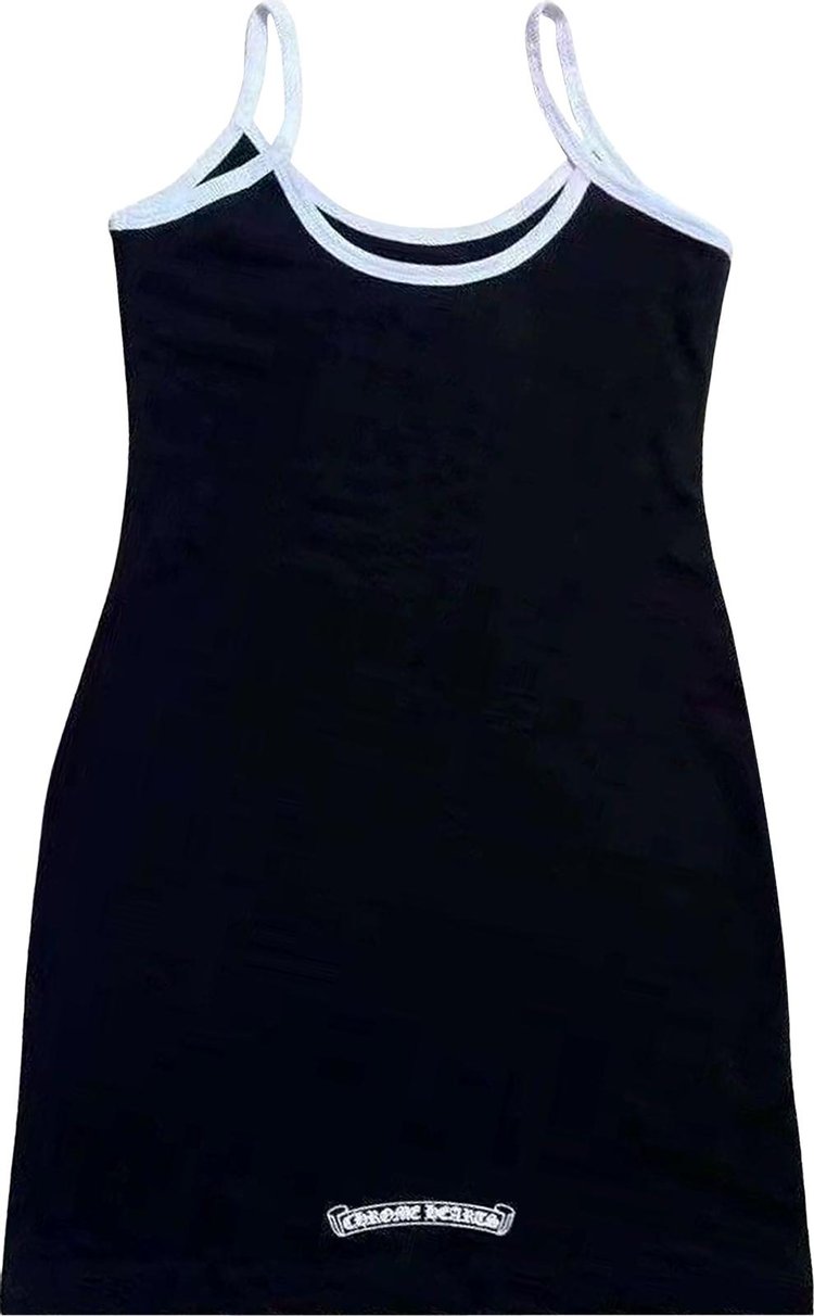 Chrome Hearts Scroll Logo Tank Dress BlackWhite