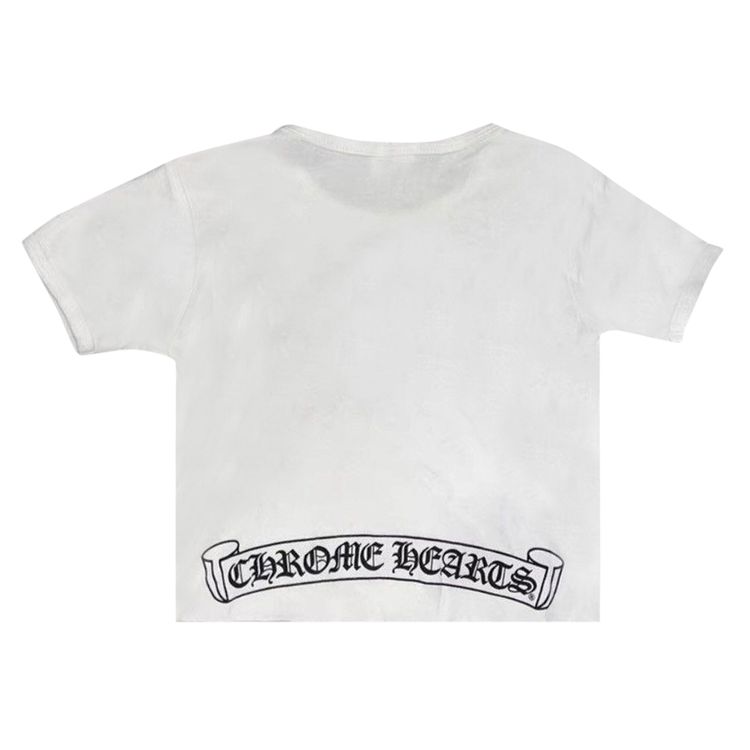 Chrome Hearts Deadly Doll Cropped Tee White