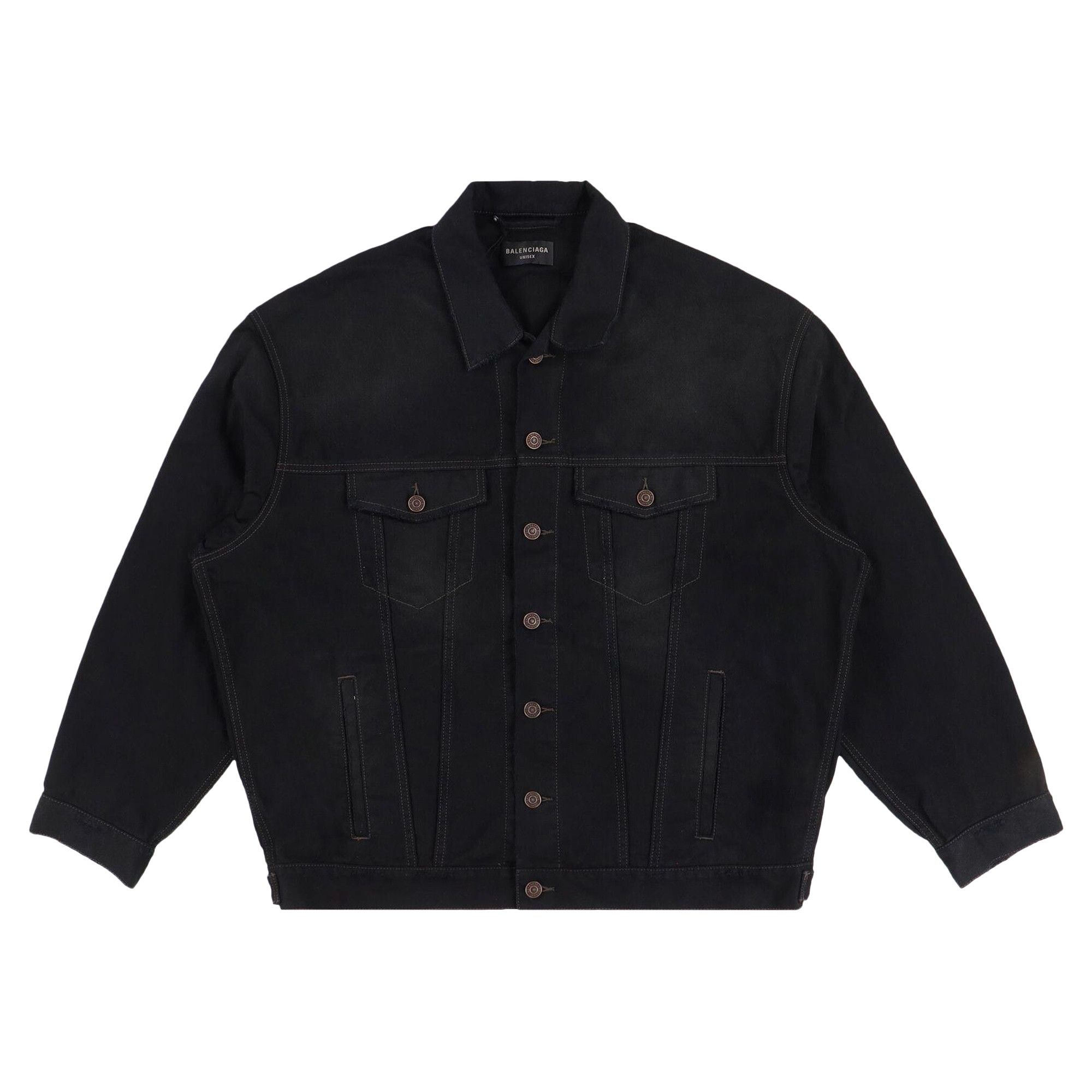 Balenciaga denim jacket black outlet