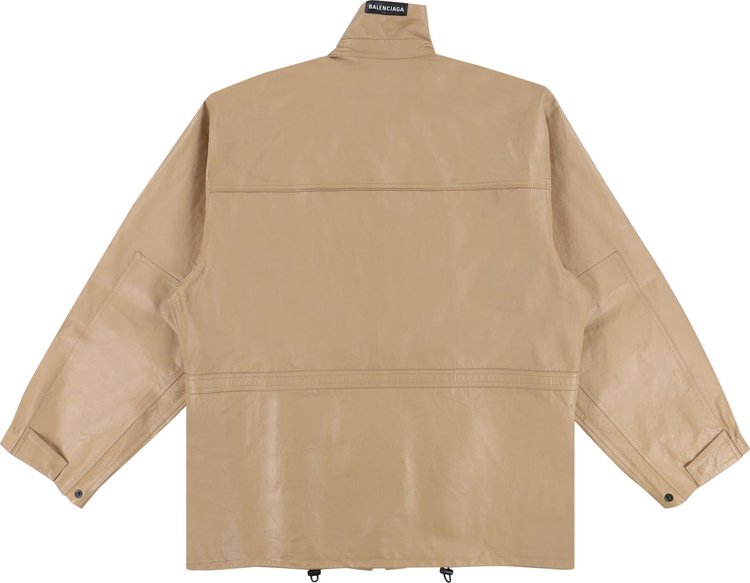 Balenciaga Light Oversized Parka Beige