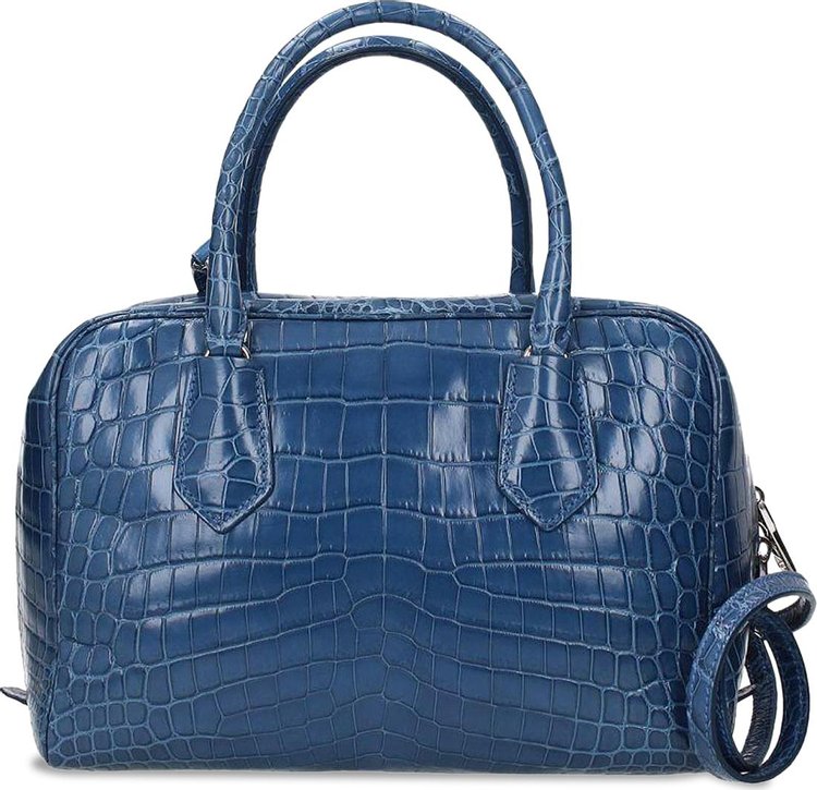 Prada Crocodile Heaventy Bag Blue