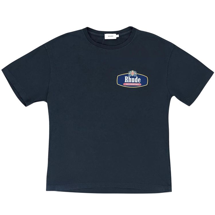 Rhude Racing Crest Tee Off White