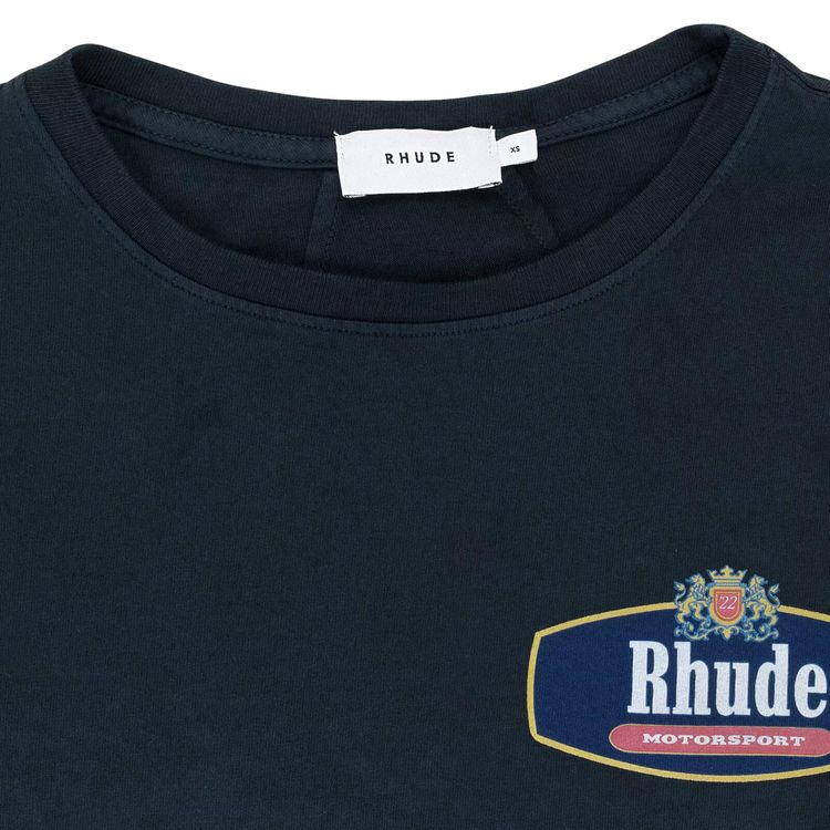 Rhude Racing Crest Tee Off White