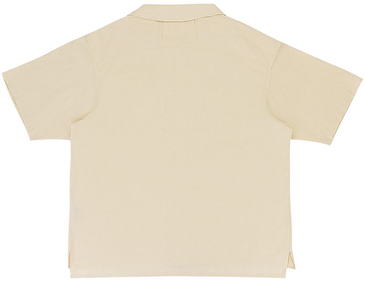 Rhude Button Up Shirt Off WhiteSandy