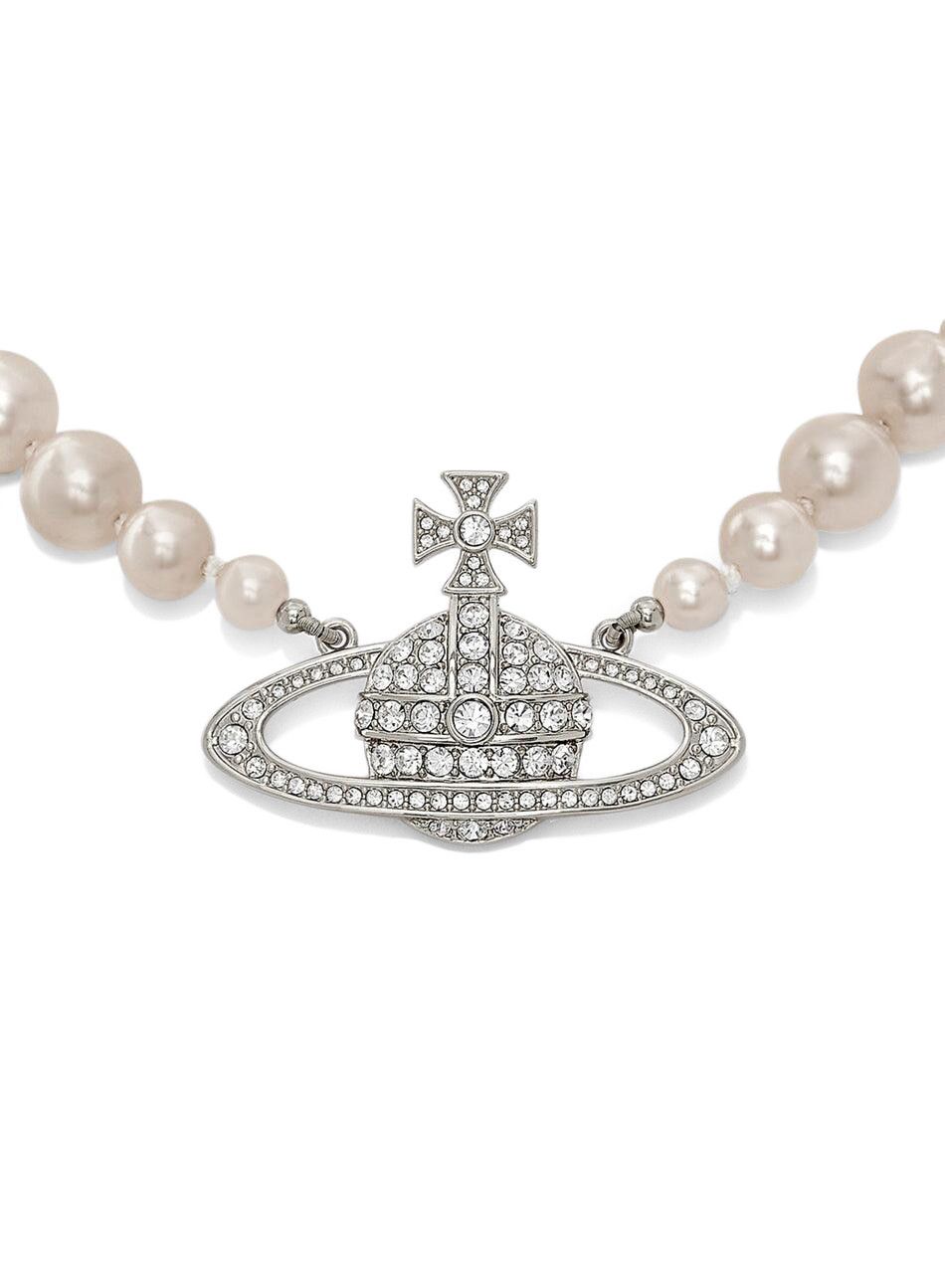 【Vivienne Westwood】ONE ROW PEARL BAS RELIEF チョーカー VIVIENNE WESTWOOD - One Row Faux Pearl Bas Relief Choker