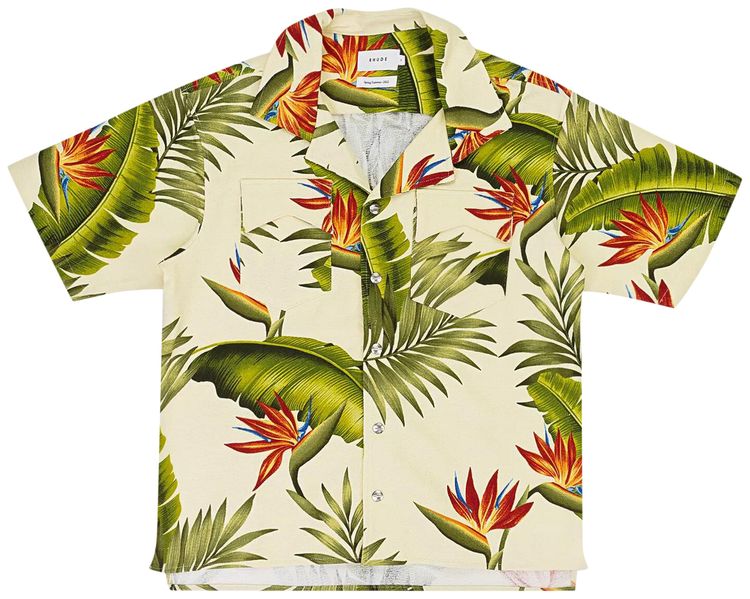 Rhude Multi Snap Button Down Shirt Multicolor