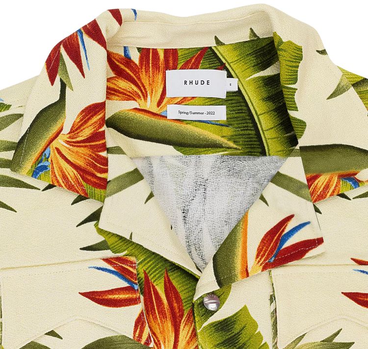 Rhude Multi Snap Button Down Shirt Multicolor