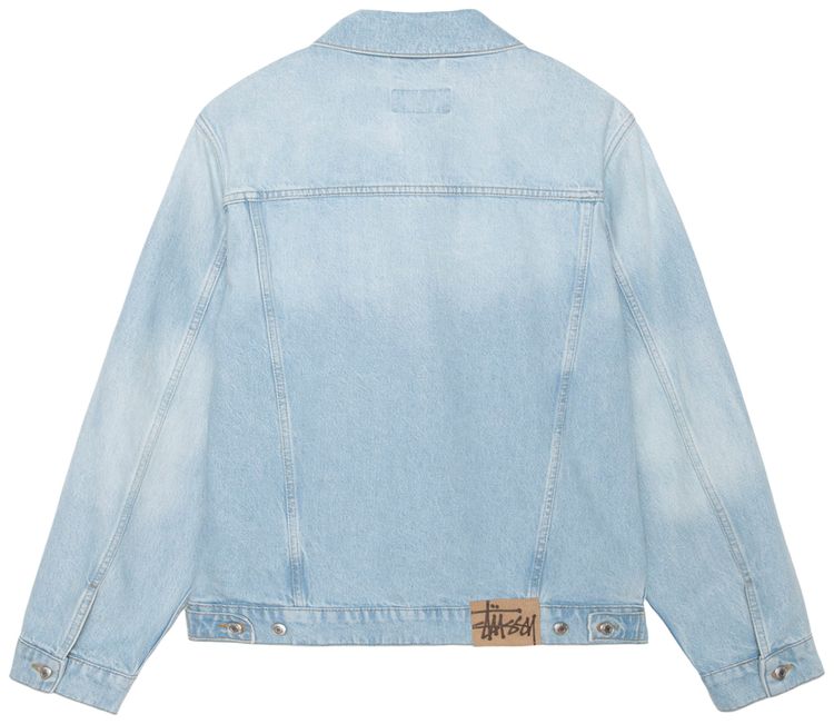Stussy Trucker Denim Jacket Light Wash